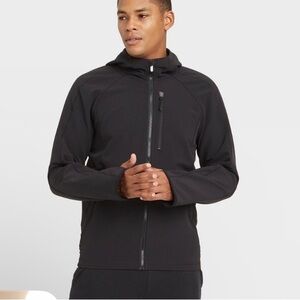 Men S Woven Fleece Jacket - All in Motion Black